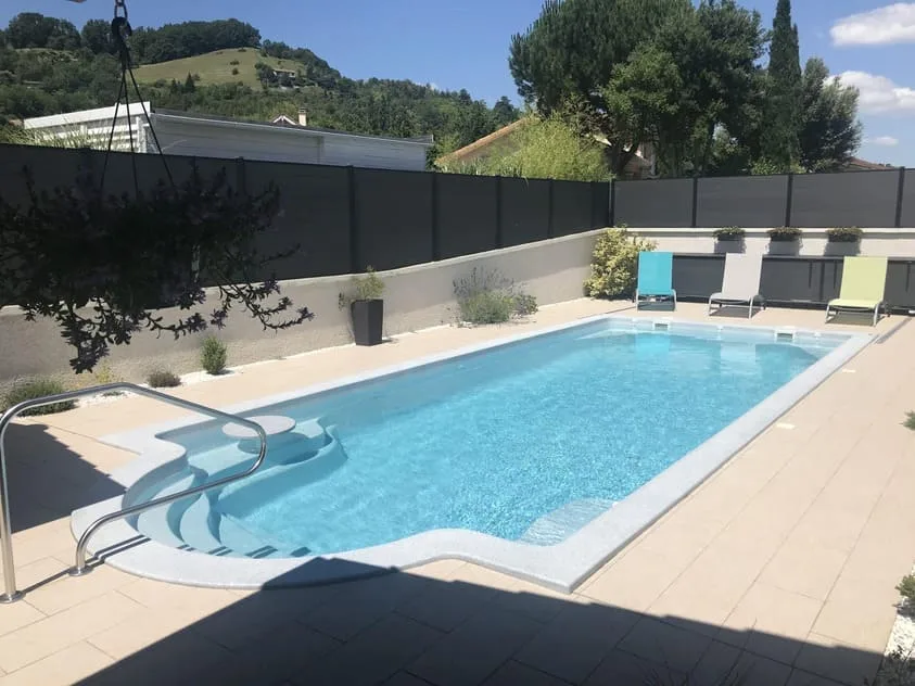 Piscina Clásica Fibra Hawaiian 10x4,2x1,45mts-5