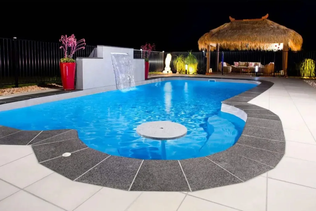 Piscina Moderna Fibra Oasis 1,65x3,9×1-1,8mts