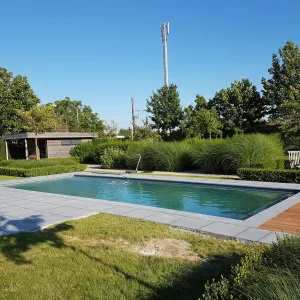 Piscina Rectangular Fibra Modelo Platinum 10,4x4,25x1,45mts con Autocover-6